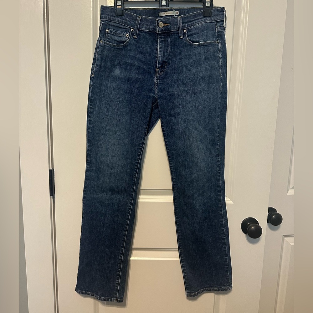 Levi's Blue Straight Leg Jeans Classic Style